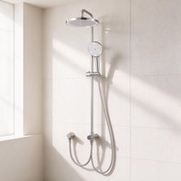 Offenes Duschsystem, 253mm Regenduschkopf & Handbrause-Set