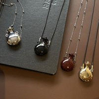 DIY Perfume Bottle Sweater Chain Men Women Versatile Premium Light Luxury Long Necklace Fashion Jewelry Gift