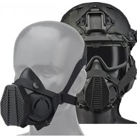 Halloween Mask Protective Sport Respirator Mask Half Face Gas Mask for Paintball Airsoft Hunting CSGame Cosplay