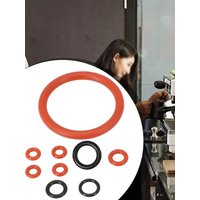 9PCS, Fully Automatic Coffee Machine Seal O-ring Food Grade Silicone For SAECO Brewing Group Outlet Spout Gasket Accessories Kit