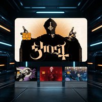 Ghost Band Anime HD Waterproof Card Skins Protective Stickers for Credit Bank Game Cards