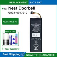 Brand new Home Security Camera Battery GQ STYLE AC G823-00179-01 for Nest Doorbell Capacity 3.65V 6000mAh 21.9Wh +Free Tools