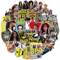 50Pcs Brooklyn Nine-Nine Graffiti Stickers Water Bottle Laptop Phone Bicycle Luggage Case Skateboard Sticker