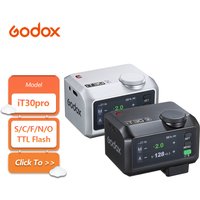 GODOX iT30Pro TTL Flash Wireless HSS 1/8000 Second 2.4G Wireless with Touchscreen for Sony Fujifilm Canon Nikon Olympus Leica
