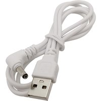 White 5V USB 2.0 Type A Male to 3.5x1.35mm Male Plug Elbow DC Power Cable Connector USB To DC Power Charging Cable Charge Cord