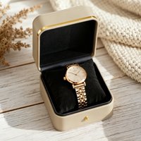 HOT PU Leather Watch Storage Box Single Watch Display Case Watch Holder Jewelry & Watch Organizer With Cushion Pad Women's Gift