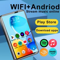 Odtwarzacz MP3/MP4 z Androidem 10, 4-calowym ekranem, Bluetooth i WiFi, muzyka online, Sklep Play, możliwość pobierania Spotify, Audible, Pandora, Deezer, HiFi