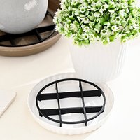 5pcs Anti-Rot Flower Pot Tray Plastic Saucer Drip Tray Indoor Outdoor Plant Garden Home Supplies Root Bracket