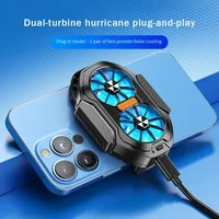 2025 New FS01 Dual - Fan Mobile Phone Cooler, Cools Down In 10 Seconds + Wireless Battery Life, Relieves Heat For Your Phone