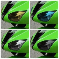 Motorcycle Transparent Headlight Film Head Light Protection Decoration Film Sticker Fit For Kawasaki Ninja ZX6R ZX-6R 2007 2008