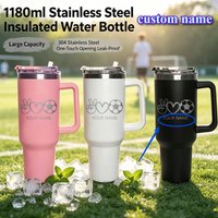 1200ML Custom Large Capacity Thermos Cup Stainless Steel Vacuum Insulated Water Bottle with Straw Leak Proof Gym Travel Mug