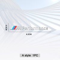 Car Metal Badge Sticker Decor Decals Suitable The Vehicle Body For BMW M Performance F20 F40 F22 F30 E90 F32 F06 F07 F46 E60 M5
