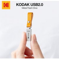 KODAK Mini USB Flash Drive Drive USB Pendrive U Disk Memory Stick 128GB 64GB 32GB USB Storage Key for PC with Leather Band Gift