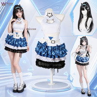 YNot Cos Anime T.T. STAR Idol Team Leader NikkeE Mint Cosplay Costume Sexy Cute Uniform Prop Set Halloween Party Outfit