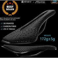 RYET Full Carbon 3D Printed Saddle Ultralight Hollow Comfortable Breathable MTB Road Racing Bike Cycling Seat Bicycle Accessory image 4