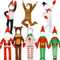 Pajamas For Elf Doll Red Boy On The Shelf For Babi 11.8inch(30cm) Doll Clothes Dress Accessories Christmas Gift Girl's Toys