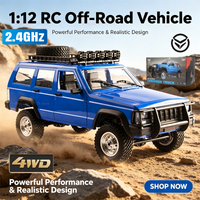 MN78 1:12 Scale RTR RC Car 2.4G 4WD 280 Motor Off-Road Remote Control Truck For Kids Boys Birthday Gifts High Speed Vehicle Toys