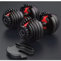 40kg High Quality Adjustable Dumbbells Set with Non-Slip Nylon Handles Professional Home Gym Equipment for Strength Training
