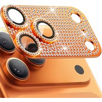 Luxury Bling Diamond Metal Camera Lens Protector for IPhone 17 Air 16 15 14 13 Pro Max Plus Ziai 16Pro 17Pro Glass Full Cover