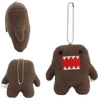 Hot Selling Kawaii Cute Domo Kun Plush Keychain Anime Keyring Charm for Bag Keys Gift Collection birthday day Xmas Gifts