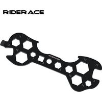 14 In 1 Bicycle Wrench 8-17mm Hex Multihole Flat Wrench Portable Bike Repair Hand Tools Multifunctional Cycling Repair Tool