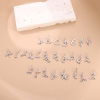 26 Letter Love Stainless Steel Charms for Children Luxury Pendant Capital Letter Pattern English Letter DIY Jewelry Necklaces