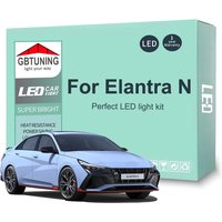 10Pcs Canbus For Hyundai Elantra N 2021 2022 2023 Car LED Interior Light Bulb Kit Vehicle Indoor Reading Trunk Dome No Error