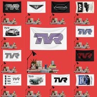 T-VR Car Racing Flag 3x5 FT 90x150cm Polyester Decorative Banner Tapestry For Garage Wall Decor