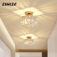 Crystal Led Chandelier Aisle Lights Hallway Corridor Decor Ceiling Chandeliers Lighting Living room Dining room Kitchen Bedroom