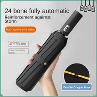 2026 Hot Selling Items 24 Bones 106cm Automatic Umbrella for Men and Women Outside Large Folding Rain and Sunshine Umbrella