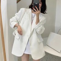 Luxury Brand Pink White Black Blazer Women Jacket Spring Autumn Coat Office Ladies Suit Design Top Button Long Sleeve Blazers
