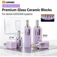 Lodden Dental Lithium Disilicate C14/B40 CAD/CAM Glass Ceramic Blocks Dental Lab Material for Veneer Crown Inlay Onlay