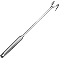 Stainless Steel Meat Hook Food Flipper Hooks Handheld Turner Roasting Hook Barbecue Grilling Utensils Kitchen Tools For Roasting