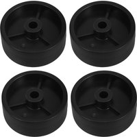 4Pcs Universal Patio Heater Wheels Heavy Duty Plastic Casters for Gas Heater Replacement Parts Smooth Mobility Outdoor Heating