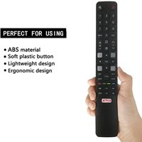 Universal Replacement FOR TCL TV Remote Control RC802N For TCL Smart TV Remote Control 4K LCD LED TV with NETFLIX Button