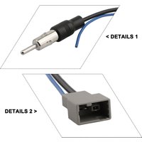 Car Accessories Adapter Cable Fit For Honda For Mazda Navigation Host Stereo Radio AM FM Antenna Cable Adapter