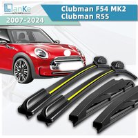 Lanke Wiper Fit For Mini Clubman F54 MK2/Clubman R55 (2007-2024) Natural Rubber Strip Boneless Silent Car Windshield Wiper Blade