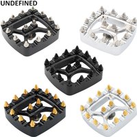 Motorcycle MX Offroad Brake Pedal Pad Cover Aluminum Foot Pegs Step Plate Footrest Pedal Pad For Harley Softail Custom 1984-2017