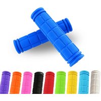 AliExpress NONE Anti-skid Bike Handle Bar Grips Rubber Bicycle Handlebar Grips Covers Fixed Gear BMX MTB Mountain Bike Bicycle Accessories