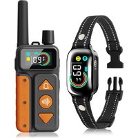 NEW Style No Shock Collar for Dog Training,1000m Electric Dog Training Collar,IPX7 Waterproof Vibrating Collar for 5-110lbs Dogs