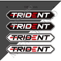 For TRIUMPH TRIDENT 660 Tank Pad Knee Kit Gas Fuel Oil Protection Emblem Logo Stickers Decals 2016 2017 2018 2019 2020 2021 2022