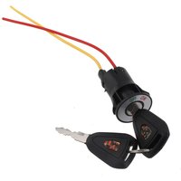 Ignition Key Ebike Switch 2 Wire Position For Replacement Electric Bike Scooter Tricycle Lock+Key Electric Bicycle Accessories