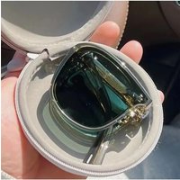AliExpress mjyiwang MJYIWANG Foldable Sunglasses Women UV 400 Cycling Motor Glasses Eyelasses Men Outdoor Sunglass Eyewear Portable Glasses Case