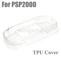 1pc For PSP1000/ PSP2000 3000 TPU Cover for PSP1000 PSP 2000 3000 Transparent TPU Protective Case Soft TPU Silicone Shell