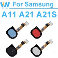 Fingerprint Touch ID Sensor Flex Cable For Samsung Galaxy A11 A21 A21S SM-A115F A215U A217F Home Button Flex Ribbon Repair Parts