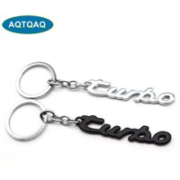 1Pcs TURBO Key chain Men Gift Car Key Rings Women Metal Keychain Lovers Jewelry key holder
