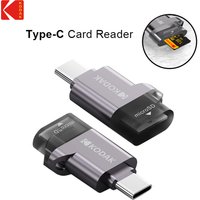 Kodak Type-C Card Reader TF Micro SD Card High-speed Transmission Adapter Supports a capacity of up to 2TB