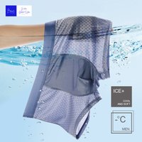 Clearance Men's Ice Silk Mesh Boxer Briefs Random Style Trunks Breathable Quick-Dry Sports Underwear Boxershorts Boys Underwear