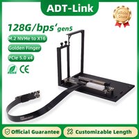 ADT-Link M.2 NVMe GPU Dock PCIe 5.0 x4 High Speed eGPU PC Notebook Laptop to External Video Graphics Card M.2 M Key to PCI-E X16