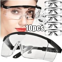AliExpress XMSJ 3/10Pcs Anti-Splash Work Safety Glasses Eye Protecting Lab Goggles Protective Industrial Wind Dust Proof Goggles Cycling Glasses